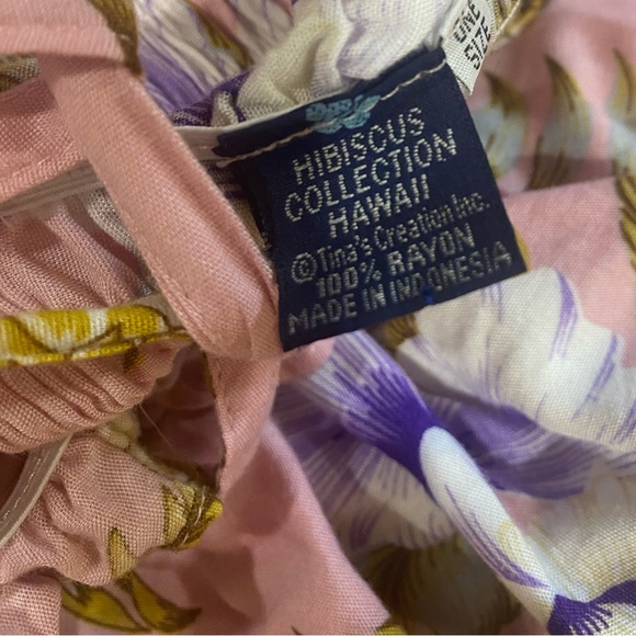 Aloha Print Midi 🌺🍍 dress OSFM excellent condition - Picture 11 of 14